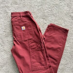 Women's Carhartt Work Pants. Short 0. Sable.